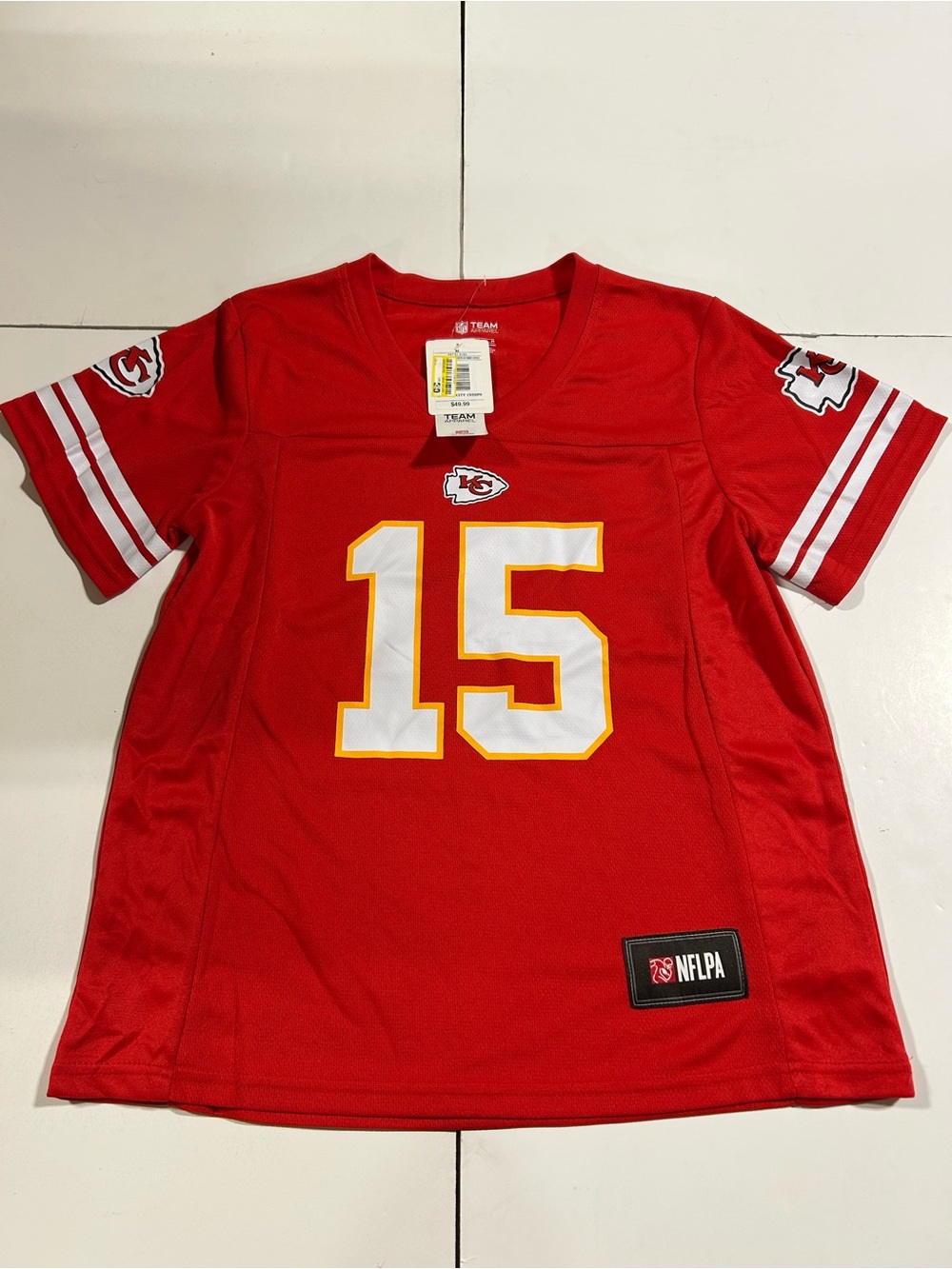 New! NFL Kansas City Chiefs NFLP #15 Patrick Mahomes Jersey Red
